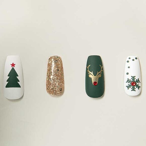 KISS Special Design Limited Edition Holiday Long Length Nails - Puffy Sweater - Picture 8 of 10